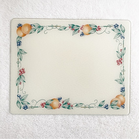 Vintage 1990’s Corning Corelle Abundance Counter Saver 15”x12” Fruit - Picture 1 of 9